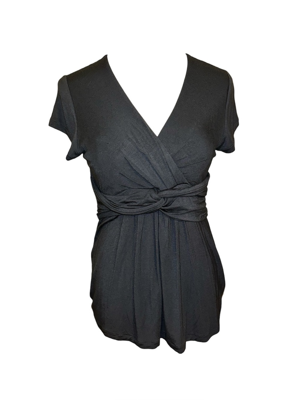 boden vintage y2k v neck with cinched twist empire waist women’s size 6 blouse